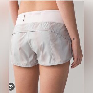 Lululemon Run: Speed Short *2-way Stretch sparkle size 8